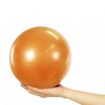Kit Arco Alaranjado Anel Flexvel para Pilates + Over Ball 25 Cm
