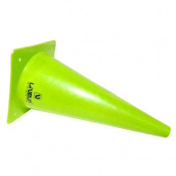 Kit 10 Cones de Agilidade para Demarcao com 38 Cm Verde Limo