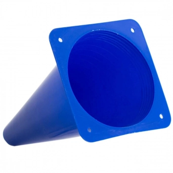 Kit 10 Cones de Agilidade para Demarcao com 48 Cm Azul