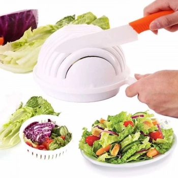Salad Cutter Bowl Tigela para Fatiar e Cortar Saladas