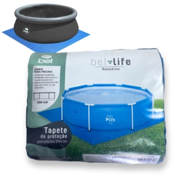 Forro para Piscina Quadrado 2,75m X 2,75m em Rfia ( Material Fino ) Bel