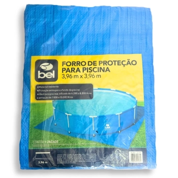 Forro para Piscina Modelo Quadrado 3,96m X 3,96m em Rfia ( Material Fino ) Bel