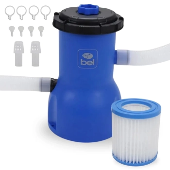 Piscina 3700 L Capa Forro Bomba 110v + Guarda Sol 2 Cadeiras e Trmica 18l