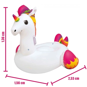 Boia Grande de Unicrnio Inflvel para Piscina 2,33 X 1,56 M