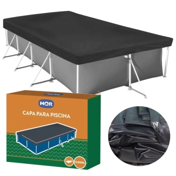 Capa para Piscina 3000 Litros Mor + Bomba Filtrante 110v 2200 Litros Por Hora (piscina No Inclusa)