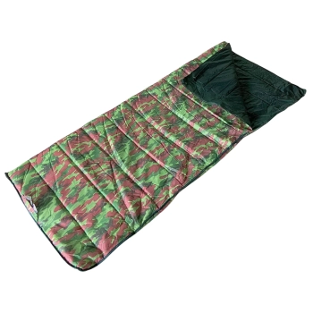 Colchonete Saco de Dormir Solteiro 2 em 1 Camping Camuflado