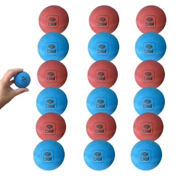 Kit com 18 Bolinhas para Frescobol de Borracha N: 3