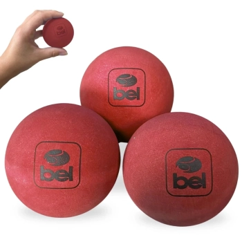 Kit com 18 Bolinhas para Frescobol de Borracha N: 3