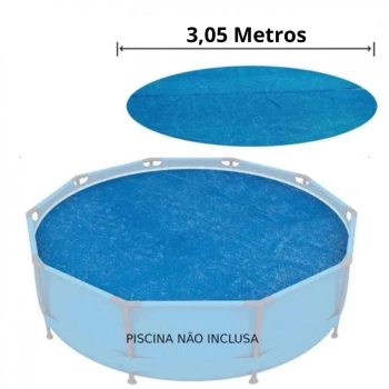 Capa Termica Flutuante Flow Clear Bestway Ideal para Piscina com 3.05 Mts Diametro