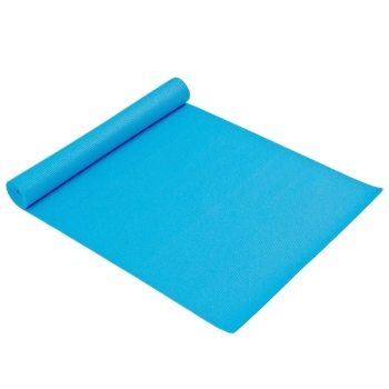 Colchonete Tapete 1,75 M + Rolo Pilates 90x15 Cm Azul