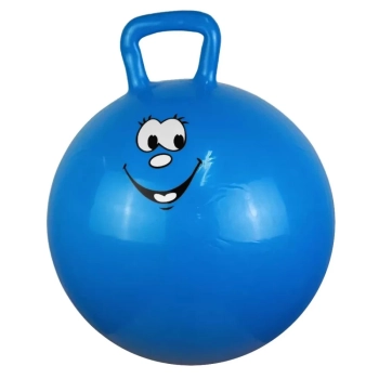 2 Brinquedos Bola Pula Pula Infantil com Ala 60 Cm Azul