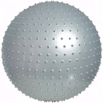 Kit Bola Massagem Ball 65 Cm + Kit 3 Faixas Elsticas + Bomba