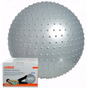 Kit Bola Massagem Ball 65 Cm + Kit 3 Faixas Elsticas + Bomba