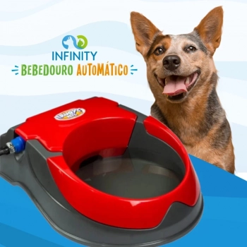 Bebedouro Automtico Pet Infinity 3l Vermelho Truqys