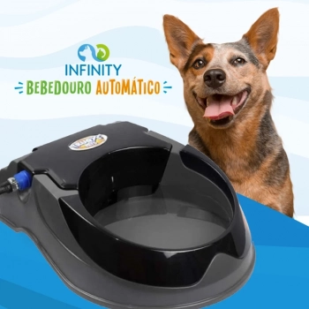 Bebedouro Pet Automtico Infinity 3l Preto Truqys Pet