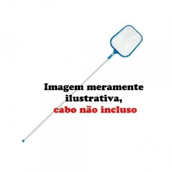 Kit Limpeza de Piscina Mangueira 2 M + Aspirador + Peneira + Flutuador + Cloro