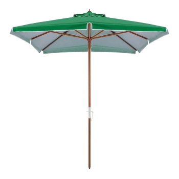 Ombrelone Sardenha Piscina Jardim Madeira 2,05 M X 2,05 M Verde