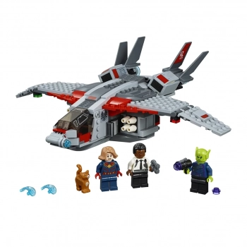 Kit Lego Captain Marvel e o Ataque do Skrull 307 Peas + Lego Rob Thanos 152 Peas