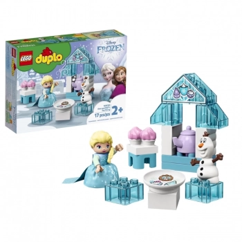 Kit Frozen Lego a Expedio de Canoa da Anna + Lego a Festa do Ch da Elsa e do Olaf