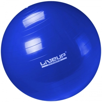 Kit Bola 65cm Pilates + Colchonete Azul 1,15m + Anel Flexvel + Bomba