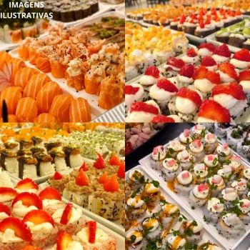 Travessa Prato para Buffet de 24,8 Cm em Melamina Branca Ideal para Sushi Comida Japonesa
