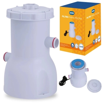 Kit Piscina Redonda Inflvel 4600 L com Capa, Forro e Filtro 220v 2200 L/H