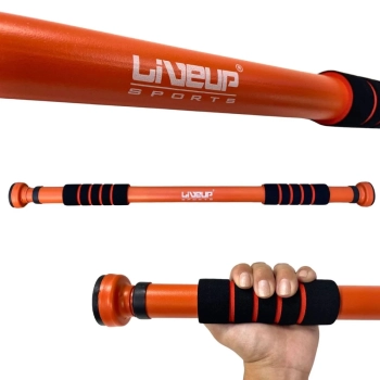 Kit Barra para Porta Ajustvel de 65cm a 95cm + Faixa Elstica Multinvel Mdio + Par de Apoio para Flexo