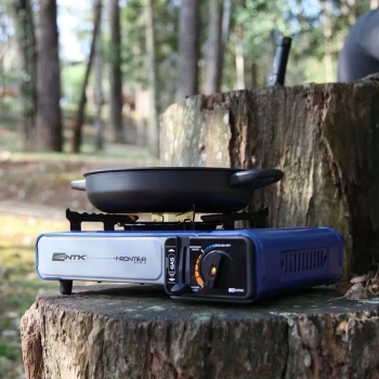 Fogareiro Horizontal com Maleta Frontier + Home Grill Porttil com Grelha