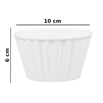 4 Tigelas Ramequim 260 Ml Melamina Premium para Molhos e Finger Food