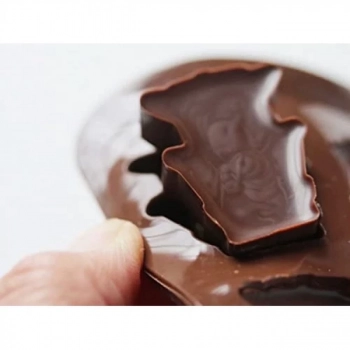 Kit 2 Formas de Silicone para Bombom Chocolate com 12 Cavidades
