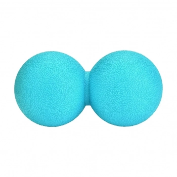 Bola de Massagem Amendoim para Liberao Miofascial Azul
