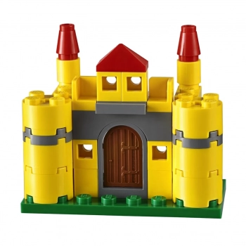 Kit Lego Blocos e Casas Classic 270 Peas + Base para Construo Verde