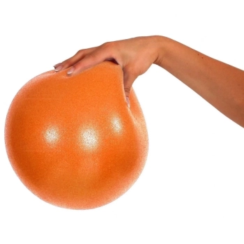 Kit Pilates Overball 25cm Laranja + Arco Anel Flexvel + Colchonete 1,70m