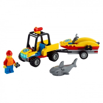Kit Lego City Off-road de Resgate Praia 79 Peas + Lego City Mini Submarino 41 Peas