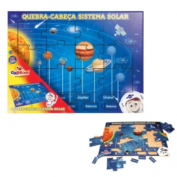 Kit Quebra Cabeas Bela e a Fera, Quatro Estaes, Brinquedos e Sistema Solar
