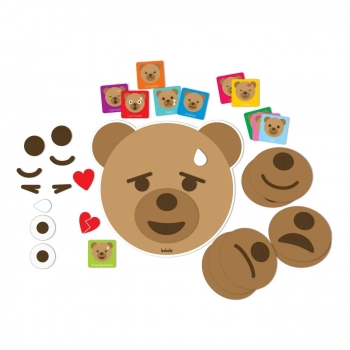 Kit Quadro Infantil Minha Rotina + Expresses e Sentimentos Como Me Sinto Urso