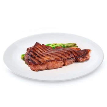 Kit Tbua para Cortar Carne 50 X 30cm + 3 Pratos Redondo 28cm em Melamina