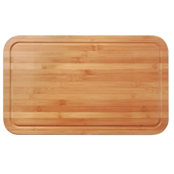 Kit Tbua para Cortar Carne 50 X 30cm + 3 Pratos Redondo 28cm em Melamina