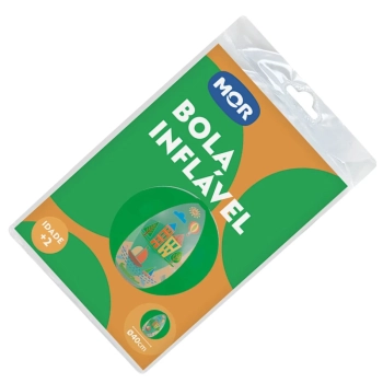 Bola Inflvel 40 Cm Infantil Verde Mor