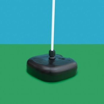 Base para Guarda-sol e Ombrelone em Plstico Preta gua Ou Areia