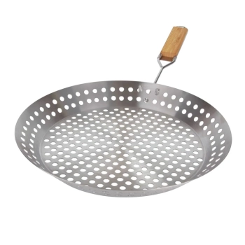 Panela Frigideira para Grelhar 2 em 1 Ao Inox