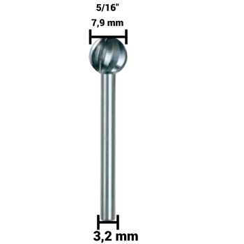 Kit Escariadores Paralelo Ref 113 + Ref 114 Haste 1/8 Pol 3,2 Mm Dremel