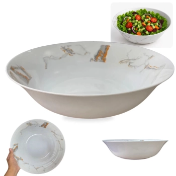 Kit 2 Tigelas Vasilhas com Decorao Marmorizado 30cm 3 Litros + 20cm 1,2 Litros