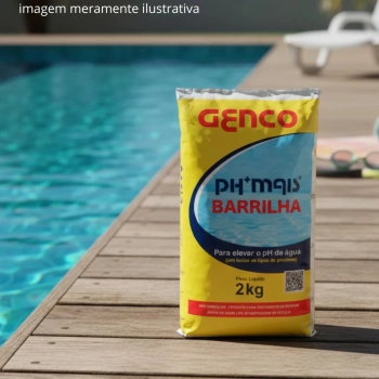 Kit Elevador de Ph 2 Kg Granulado Barrilha ( Ph + ) + Sulfato de Alum�nio 2 Kg para Limpeza de Piscinas