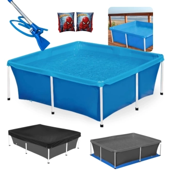 Kit Piscina 2000l + Aspirador Venturi + Capa + Forro + Boia de Brao