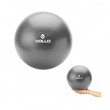 Kit Colchonete Yoga Eva Cinza+ Anel de Pilates + Mini Bola Overball Cinza