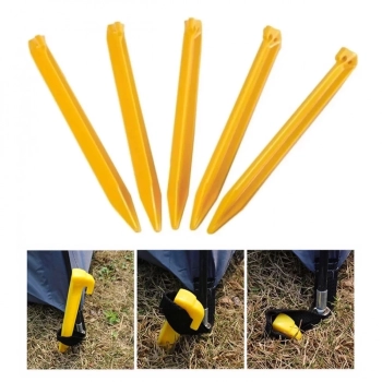 Kit Barraca 2 Lugares + Corda Multiuso 4,0mm + 10 Estacas em Abs para Fixao