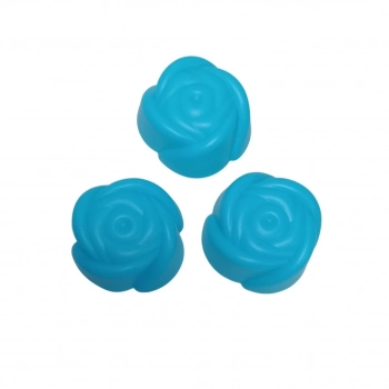 Kit Confeitaria Caneta Decorao + 3 Formas de Silicone + 3 Moldes Azul