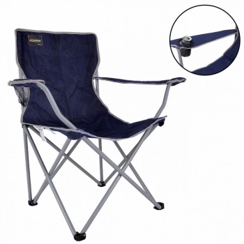 Tenda Gazebo Dobrvel Trixx 3x3 M + 2 Cadeiras de Pesca Azul