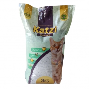 Kit 2 Pacotes de Areia Sanitria para Gato Katzi Bioformula